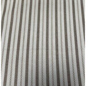 Marcus Bros. Textiles Striped Cotton Fabric 1/2 Yard 38" Wide Brown Cream Made I